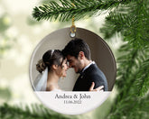 Personalised Wedding Christmas Ornament - Married 2022 Ornament - Keepsafe - Christmas Tree Hanging Ornament - Christmas Decor - Wedding - Craftellery